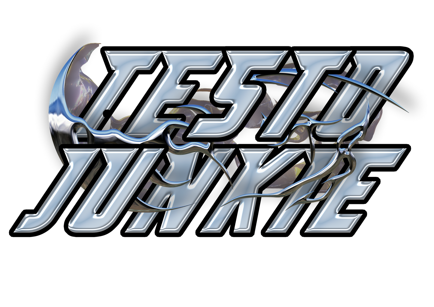 Testo Junkie Tee (Baby Blue Chrome)